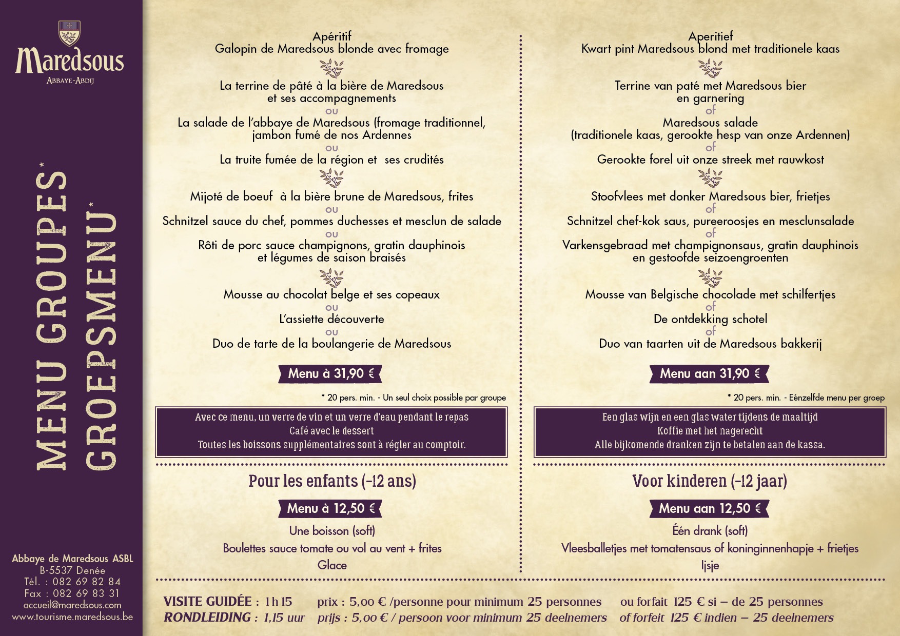 MAREDSOUS MENU GROUPE 2020 web