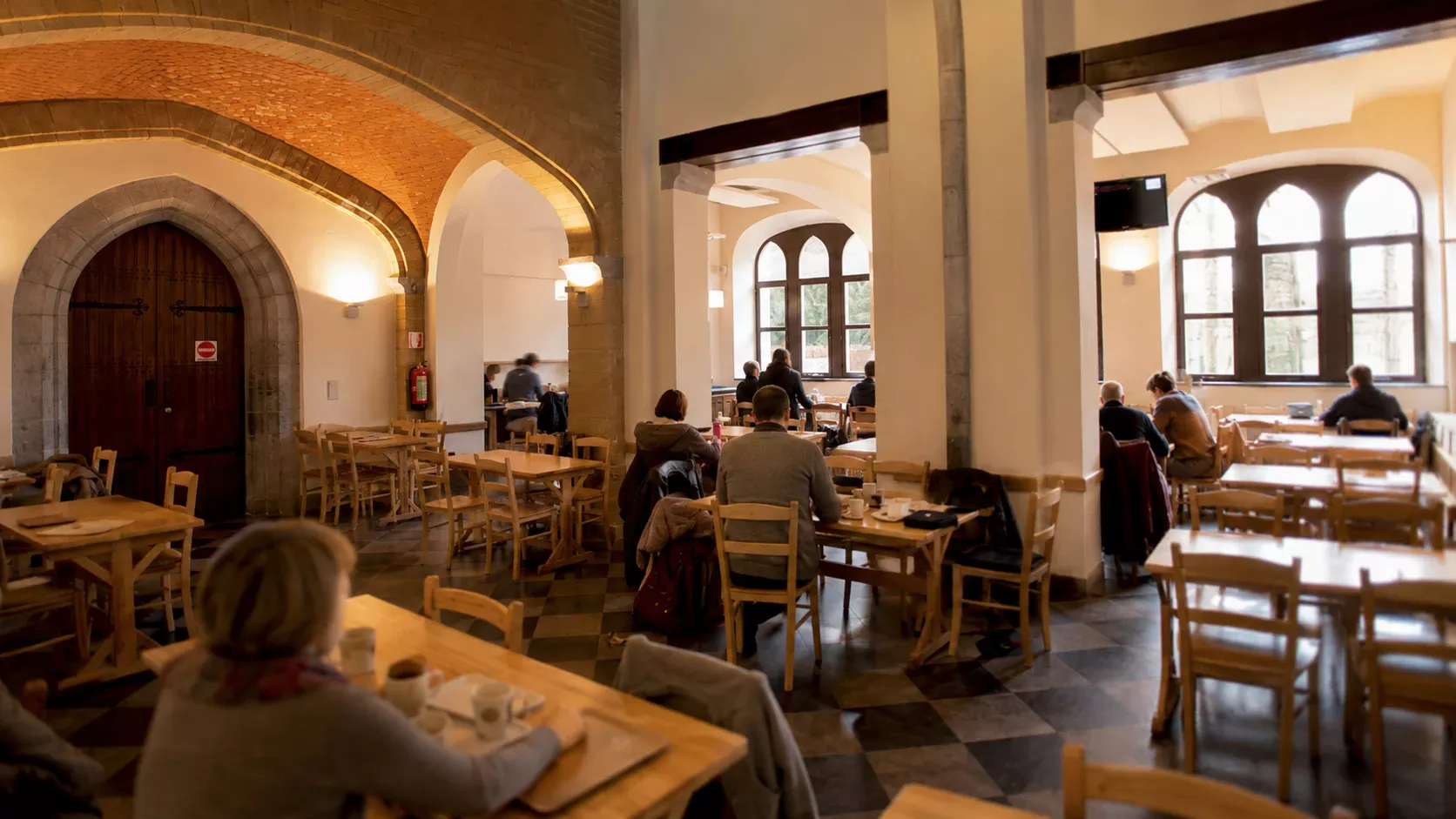 La cafétéria du centre d’accueil Saint-Joseph